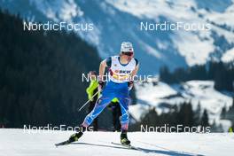 27.03.2022, Zweisimmen-Sparenmoos, Switzerland (SUI): Max Wanger (SUI) - Swiss Championships cross-country, relay, Zweisimmen-Sparenmoos (SUI). www.nordicfocus.com. © Modica/NordicFocus. Every downloaded picture is fee-liable.