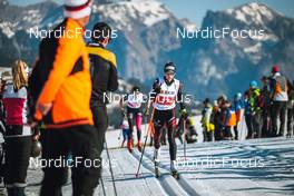 27.03.2022, Zweisimmen-Sparenmoos, Switzerland (SUI): Estelle Darbellay (SUI) - Swiss Championships cross-country, relay, Zweisimmen-Sparenmoos (SUI). www.nordicfocus.com. © Modica/NordicFocus. Every downloaded picture is fee-liable.