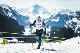 27.03.2022, Zweisimmen-Sparenmoos, Switzerland (SUI): Olivier Hubert(SUI) - Swiss Championships cross-country, relay, Zweisimmen-Sparenmoos (SUI). www.nordicfocus.com. © Modica/NordicFocus. Every downloaded picture is fee-liable.