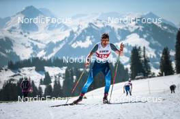 25.03.2022, Zweisimmen-Sparenmoos, Switzerland (SUI): Cedric Steiner (SUI) - Swiss Championships cross-country, skiathlon, Zweisimmen-Sparenmoos (SUI). www.nordicfocus.com. © Modica/NordicFocus. Every downloaded picture is fee-liable.