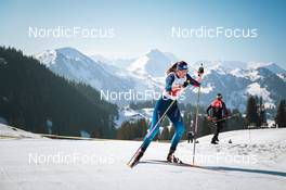 25.03.2022, Zweisimmen-Sparenmoos, Switzerland (SUI): Desiree Steiner (SUI) - Swiss Championships cross-country, skiathlon, Zweisimmen-Sparenmoos (SUI). www.nordicfocus.com. © Modica/NordicFocus. Every downloaded picture is fee-liable.
