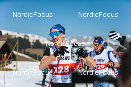 25.03.2022, Zweisimmen-Sparenmoos, Switzerland (SUI): Candide Pralong (SUI) - Swiss Championships cross-country, skiathlon, Zweisimmen-Sparenmoos (SUI). www.nordicfocus.com. © Modica/NordicFocus. Every downloaded picture is fee-liable.
