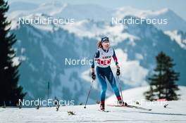 25.03.2022, Zweisimmen-Sparenmoos, Switzerland (SUI): Nadja Kaelin (SUI) - Swiss Championships cross-country, skiathlon, Zweisimmen-Sparenmoos (SUI). www.nordicfocus.com. © Modica/NordicFocus. Every downloaded picture is fee-liable.