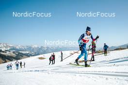 25.03.2022, Zweisimmen-Sparenmoos, Switzerland (SUI): Giuliana Werro (SUI) - Swiss Championships cross-country, skiathlon, Zweisimmen-Sparenmoos (SUI). www.nordicfocus.com. © Modica/NordicFocus. Every downloaded picture is fee-liable.