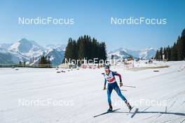 25.03.2022, Zweisimmen-Sparenmoos, Switzerland (SUI): Alina Meier (SUI) - Swiss Championships cross-country, skiathlon, Zweisimmen-Sparenmoos (SUI). www.nordicfocus.com. © Modica/NordicFocus. Every downloaded picture is fee-liable.