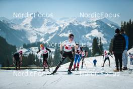 25.03.2022, Zweisimmen-Sparenmoos, Switzerland (SUI): Maxime Beguin (SUI) - Swiss Championships cross-country, skiathlon, Zweisimmen-Sparenmoos (SUI). www.nordicfocus.com. © Modica/NordicFocus. Every downloaded picture is fee-liable.