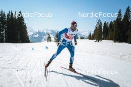 25.03.2022, Zweisimmen-Sparenmoos, Switzerland (SUI): Marius Danuser (SUI) - Swiss Championships cross-country, skiathlon, Zweisimmen-Sparenmoos (SUI). www.nordicfocus.com. © Modica/NordicFocus. Every downloaded picture is fee-liable.