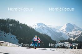 25.03.2022, Zweisimmen-Sparenmoos, Switzerland (SUI): Lydia Hiernickel (SUI) - Swiss Championships cross-country, skiathlon, Zweisimmen-Sparenmoos (SUI). www.nordicfocus.com. © Modica/NordicFocus. Every downloaded picture is fee-liable.