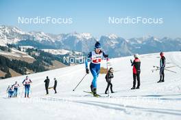 25.03.2022, Zweisimmen-Sparenmoos, Switzerland (SUI): Giuliana Werro (SUI) - Swiss Championships cross-country, skiathlon, Zweisimmen-Sparenmoos (SUI). www.nordicfocus.com. © Modica/NordicFocus. Every downloaded picture is fee-liable.