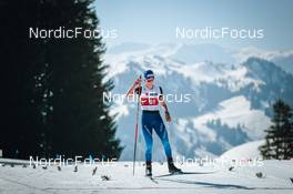 25.03.2022, Zweisimmen-Sparenmoos, Switzerland (SUI): Antonin Savary (SUI) - Swiss Championships cross-country, skiathlon, Zweisimmen-Sparenmoos (SUI). www.nordicfocus.com. © Modica/NordicFocus. Every downloaded picture is fee-liable.