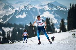 25.03.2022, Zweisimmen-Sparenmoos, Switzerland (SUI): Cedric Steiner (SUI) - Swiss Championships cross-country, skiathlon, Zweisimmen-Sparenmoos (SUI). www.nordicfocus.com. © Modica/NordicFocus. Every downloaded picture is fee-liable.