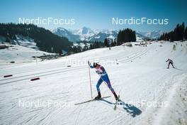 25.03.2022, Zweisimmen-Sparenmoos, Switzerland (SUI): Competitor - Swiss Championships cross-country, skiathlon, Zweisimmen-Sparenmoos (SUI). www.nordicfocus.com. © Modica/NordicFocus. Every downloaded picture is fee-liable.
