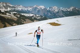 25.03.2022, Zweisimmen-Sparenmoos, Switzerland (SUI): Erwan Kaeser (SUI) - Swiss Championships cross-country, skiathlon, Zweisimmen-Sparenmoos (SUI). www.nordicfocus.com. © Modica/NordicFocus. Every downloaded picture is fee-liable.