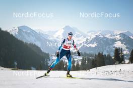 25.03.2022, Zweisimmen-Sparenmoos, Switzerland (SUI): Lea Fischer (SUI) - Swiss Championships cross-country, skiathlon, Zweisimmen-Sparenmoos (SUI). www.nordicfocus.com. © Modica/NordicFocus. Every downloaded picture is fee-liable.