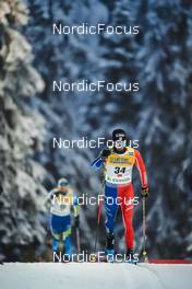 26.11.2022, Ruka, Finland (FIN): Theo Schely (FRA) - FIS world cup cross-country, 10km, Ruka (FIN). www.nordicfocus.com. © Thibaut/NordicFocus. Every downloaded picture is fee-liable.