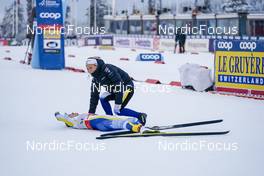 26.11.2022, Ruka, Finland (FIN): Ebba Andersson (SWE), Johanna Hagstroem (SWE), (l-r)  - FIS world cup cross-country, 10km, Ruka (FIN). www.nordicfocus.com. © Thibaut/NordicFocus. Every downloaded picture is fee-liable.