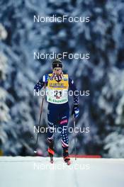 26.11.2022, Ruka, Finland (FIN): Gus Schumacher (USA) - FIS world cup cross-country, 10km, Ruka (FIN). www.nordicfocus.com. © Thibaut/NordicFocus. Every downloaded picture is fee-liable.