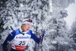 26.11.2022, Ruka, Finland (FIN): Julia Kern (USA) - FIS world cup cross-country, 10km, Ruka (FIN). www.nordicfocus.com. © Thibaut/NordicFocus. Every downloaded picture is fee-liable.