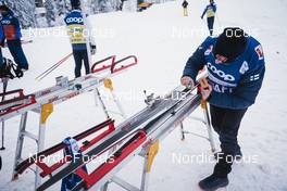 26.11.2022, Ruka, Finland (FIN):  Feature: ski men at work - FIS world cup cross-country, 10km, Ruka (FIN). www.nordicfocus.com. © Thibaut/NordicFocus. Every downloaded picture is fee-liable.