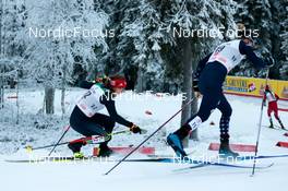 25.11.2022, Ruka, Finland (FIN): Katharina Hennig (GER), Jessie Diggins (USA), (l-r)  - FIS world cup cross-country, individual sprint, Ruka (FIN). www.nordicfocus.com. © Modica/NordicFocus. Every downloaded picture is fee-liable.