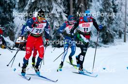 25.11.2022, Ruka, Finland (FIN): Michal Novak (CZE), Francesco De Fabiani (ITA), (l-r)  - FIS world cup cross-country, individual sprint, Ruka (FIN). www.nordicfocus.com. © Modica/NordicFocus. Every downloaded picture is fee-liable.