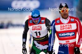 25.11.2022, Ruka, Finland (FIN): Francesco De Fabiani (ITA), Richard Jouve (FRA), (l-r)  - FIS world cup cross-country, individual sprint, Ruka (FIN). www.nordicfocus.com. © Modica/NordicFocus. Every downloaded picture is fee-liable.