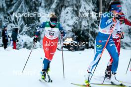 25.11.2022, Ruka, Finland (FIN): Tereza Beranova (CZE), Jasmin Kahara (FIN), (l-r)  - FIS world cup cross-country, individual sprint, Ruka (FIN). www.nordicfocus.com. © Modica/NordicFocus. Every downloaded picture is fee-liable.