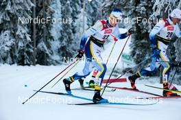 25.11.2022, Ruka, Finland (FIN): Emil Danielsson (SWE), Calle Halfvarsson (SWE), (l-r)  - FIS world cup cross-country, individual sprint, Ruka (FIN). www.nordicfocus.com. © Modica/NordicFocus. Every downloaded picture is fee-liable.