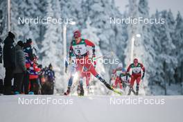 27.11.2022, Ruka, Finland (FIN): Martin Loewstroem Nyenget (NOR) - FIS world cup cross-country, pursuit, Ruka (FIN). www.nordicfocus.com. © Modica/NordicFocus. Every downloaded picture is fee-liable.