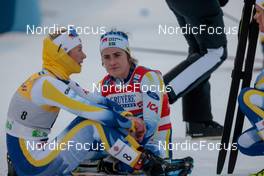 27.11.2022, Ruka, Finland (FIN): Maja Dahlqvist (SWE), Ebba Andersson (SWE), (l-r)  - FIS world cup cross-country, pursuit, Ruka (FIN). www.nordicfocus.com. © Modica/NordicFocus. Every downloaded picture is fee-liable.