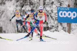 27.11.2022, Ruka, Finland (FIN): Delphine Claudel (FRA) - FIS world cup cross-country, pursuit, Ruka (FIN). www.nordicfocus.com. © Modica/NordicFocus. Every downloaded picture is fee-liable.