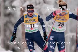 27.11.2022, Ruka, Finland (FIN): Alayna Sonnesyn (USA) - FIS world cup cross-country, pursuit, Ruka (FIN). www.nordicfocus.com. © Modica/NordicFocus. Every downloaded picture is fee-liable.
