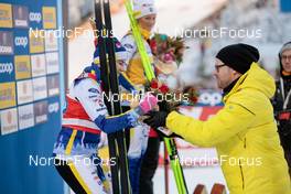 27.11.2022, Ruka, Finland (FIN): Ebba Andersson (SWE), (l-r) - FIS world cup cross-country, pursuit, Ruka (FIN). www.nordicfocus.com. © Modica/NordicFocus. Every downloaded picture is fee-liable.