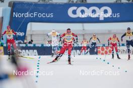 27.11.2022, Ruka, Finland (FIN): Silje Theodorsen (NOR), Maja Dahlqvist (SWE), (l-r)  - FIS world cup cross-country, pursuit, Ruka (FIN). www.nordicfocus.com. © Modica/NordicFocus. Every downloaded picture is fee-liable.