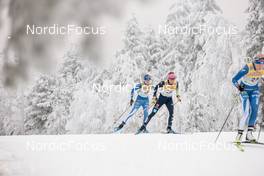 27.11.2022, Ruka, Finland (FIN): Johanna Matintalo (FIN), Sofie Krehl (GER), (l-r)  - FIS world cup cross-country, pursuit, Ruka (FIN). www.nordicfocus.com. © Modica/NordicFocus. Every downloaded picture is fee-liable.