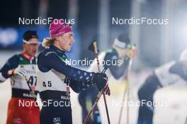 27.11.2022, Ruka, Finland (FIN): Gus Schumacher (USA) - FIS world cup cross-country, pursuit, Ruka (FIN). www.nordicfocus.com. © Modica/NordicFocus. Every downloaded picture is fee-liable.