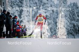 27.11.2022, Ruka, Finland (FIN): Johannes Hoesflot Klaebo (NOR) - FIS world cup cross-country, pursuit, Ruka (FIN). www.nordicfocus.com. © Modica/NordicFocus. Every downloaded picture is fee-liable.