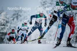 27.11.2022, Ruka, Finland (FIN): Ben Ogden (USA) - FIS world cup cross-country, pursuit, Ruka (FIN). www.nordicfocus.com. © Modica/NordicFocus. Every downloaded picture is fee-liable.