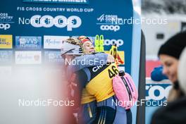 02.12.2022, Lillehammer, Norway (NOR): Victoria Carl (GER), Katharina Hennig (GER), (l-r)  - FIS world cup cross-country, 10km, Lillehammer (NOR). www.nordicfocus.com. © Modica/NordicFocus. Every downloaded picture is fee-liable.