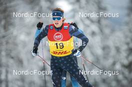 02.12.2022, Lillehammer, Norway (NOR): Gus Schumacher (USA) - FIS world cup cross-country, 10km, Lillehammer (NOR). www.nordicfocus.com. © Modica/NordicFocus. Every downloaded picture is fee-liable.