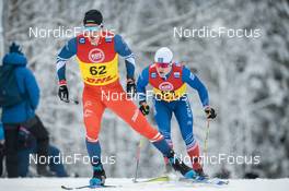 02.12.2022, Lillehammer, Norway (NOR): Michal Novak (CZE), Snorri Eythor Einarsson (ISL), (l-r)  - FIS world cup cross-country, 10km, Lillehammer (NOR). www.nordicfocus.com. © Modica/NordicFocus. Every downloaded picture is fee-liable.