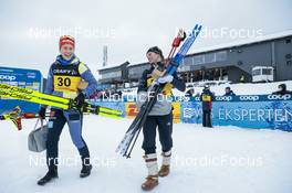 02.12.2022, Lillehammer, Norway (NOR): Katharina Hennig (GER), Jessie Diggins (USA), (l-r)  - FIS world cup cross-country, 10km, Lillehammer (NOR). www.nordicfocus.com. © Modica/NordicFocus. Every downloaded picture is fee-liable.
