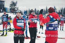 02.12.2022, Lillehammer, Norway (NOR): Nadine Faehndrich (SUI), Lea Fischer (SUI), (l-r) - FIS world cup cross-country, 10km, Lillehammer (NOR). www.nordicfocus.com. © Modica/NordicFocus. Every downloaded picture is fee-liable.