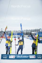 02.12.2022, Lillehammer, Norway (NOR): Katharina Hennig (GER), Jessie Diggins (USA), Heidi Weng (NOR), (l-r)  - FIS world cup cross-country, 10km, Lillehammer (NOR). www.nordicfocus.com. © Modica/NordicFocus. Every downloaded picture is fee-liable.