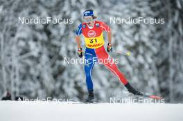 02.12.2022, Lillehammer, Norway (NOR): Hugo Lapalus (FRA) - FIS world cup cross-country, 10km, Lillehammer (NOR). www.nordicfocus.com. © Modica/NordicFocus. Every downloaded picture is fee-liable.