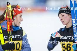 02.12.2022, Lillehammer, Norway (NOR): Jessie Diggins (USA), Katharina Hennig (GER), (l-r)  - FIS world cup cross-country, 10km, Lillehammer (NOR). www.nordicfocus.com. © Modica/NordicFocus. Every downloaded picture is fee-liable.