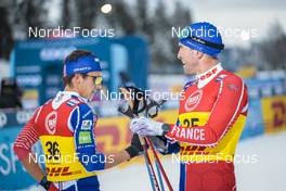 02.12.2022, Lillehammer, Norway (NOR): Clement Parisse (FRA), Maurice Manificat (FRA), (l-r)  - FIS world cup cross-country, 10km, Lillehammer (NOR). www.nordicfocus.com. © Modica/NordicFocus. Every downloaded picture is fee-liable.