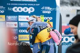 02.12.2022, Lillehammer, Norway (NOR): Victoria Carl (GER), Katharina Hennig (GER), (l-r)  - FIS world cup cross-country, 10km, Lillehammer (NOR). www.nordicfocus.com. © Modica/NordicFocus. Every downloaded picture is fee-liable.