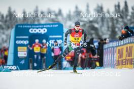 02.12.2022, Lillehammer, Norway (NOR): Davide Graz (ITA) - FIS world cup cross-country, 10km, Lillehammer (NOR). www.nordicfocus.com. © Modica/NordicFocus. Every downloaded picture is fee-liable.