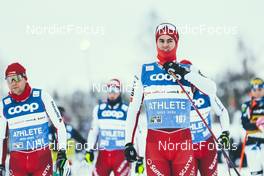 02.12.2022, Lillehammer, Norway (NOR): Erwan Kaeser (SUI), Valerio Grond (SUI), Janik Riebli (SUI), Roman Schaad (SUI) (l-r)  - FIS world cup cross-country, 10km, Lillehammer (NOR). www.nordicfocus.com. © Modica/NordicFocus. Every downloaded picture is fee-liable.